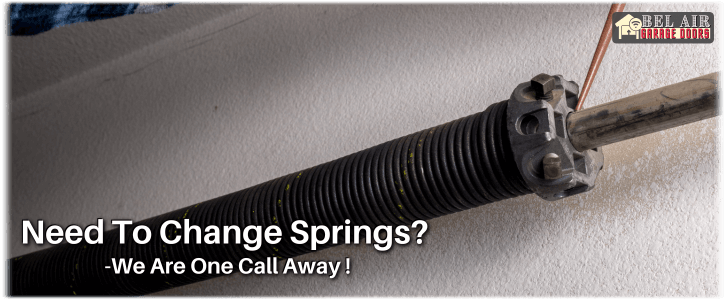 Broken Garage Door Spring Bel Air MD